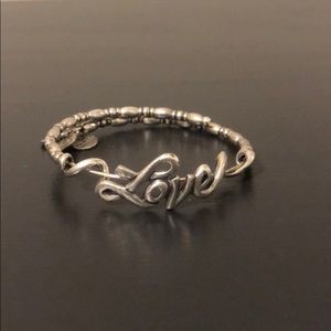 Alex & Ani Vintage Sixty six silver Love Bracelet